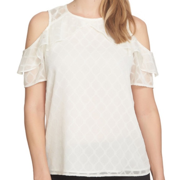 Cynthia Steffe Tops - CeCe by Cynthia Steffe Cold Shoulder Blouse